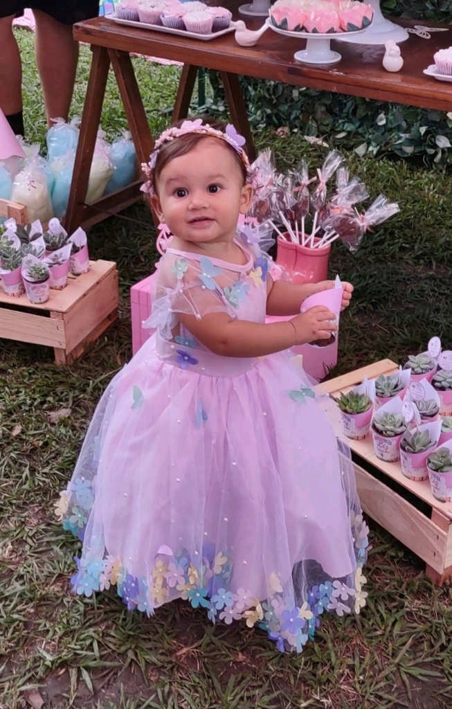 Vestido para on sale tema jardim encantado
