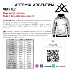 BUZO VELEZ SARSFIELD ARTEMIX BC-0538 - tienda online