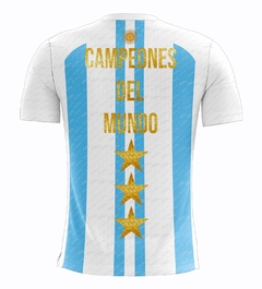 Camiseta Argentina 2022 Campeón Del Mundo Artemix Cax-0921