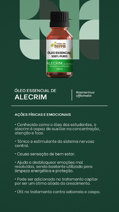 Óleo Essencial ALECRIM - 100% Puro - loja online
