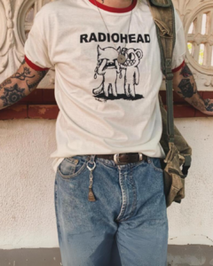 Camiseta Radiohead na internet