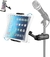 Estante, Suporte Músico p/ Tablet iPad, Samsung Galaxy Tab Em Pedestal Tripé Microfone