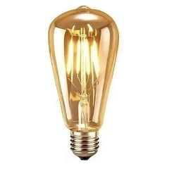 LAMPADA HEVVY GOLD GLASS FILAM ST64 4W 2200K E14