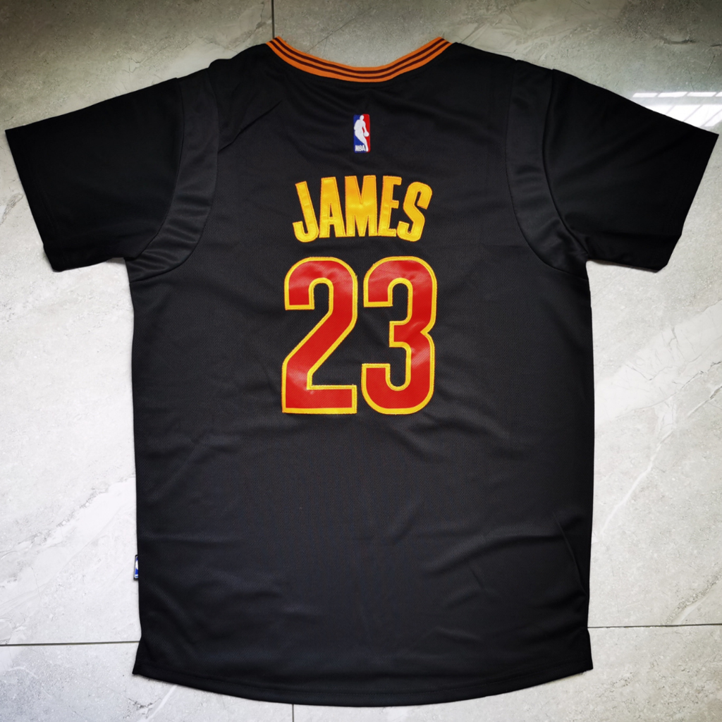 Camisa Cleveland Cavaliers c manga Lebron James