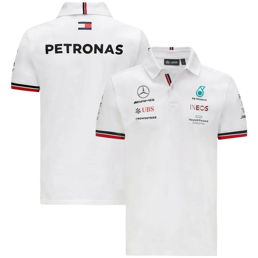 Camisa Mercedes Benz - Branco Gola Polo - Beard&Sports