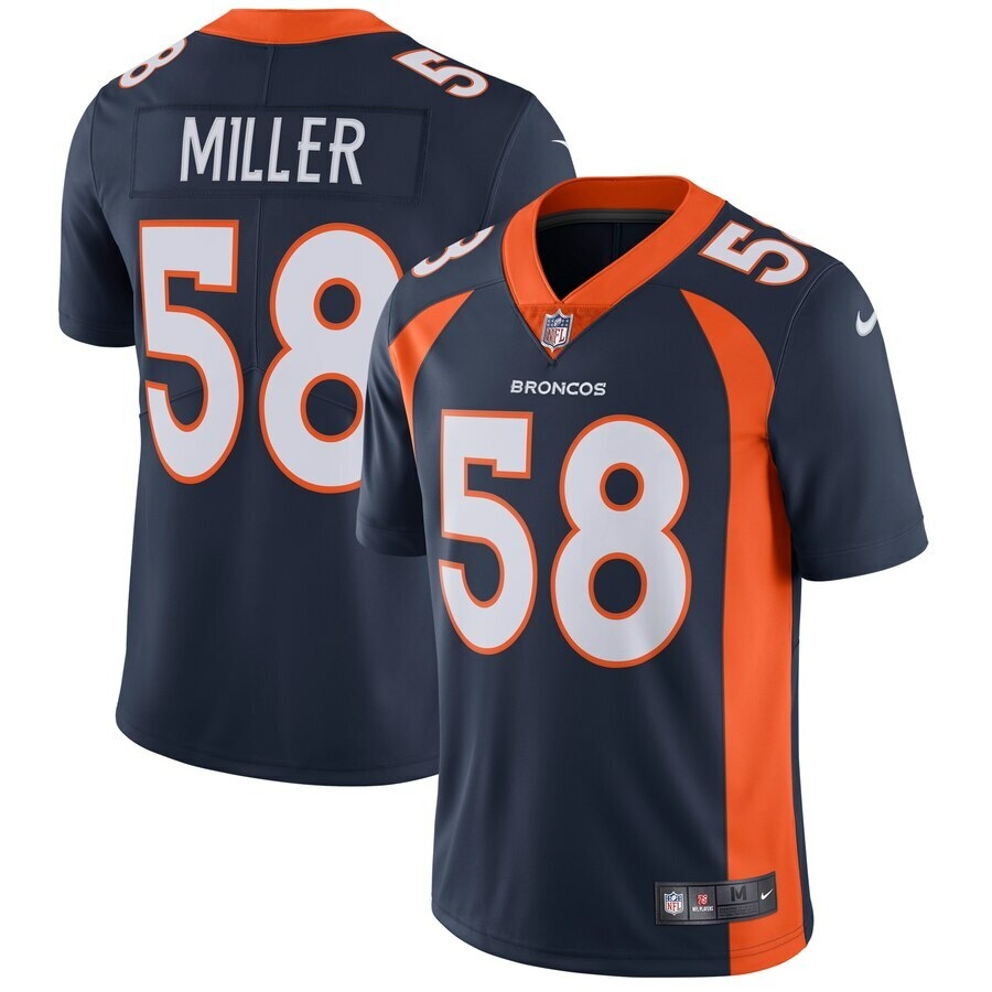 Jersey Denver Broncos Masculina Azul Beard Sports