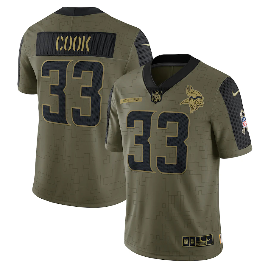 Thielen salute best sale to service jersey