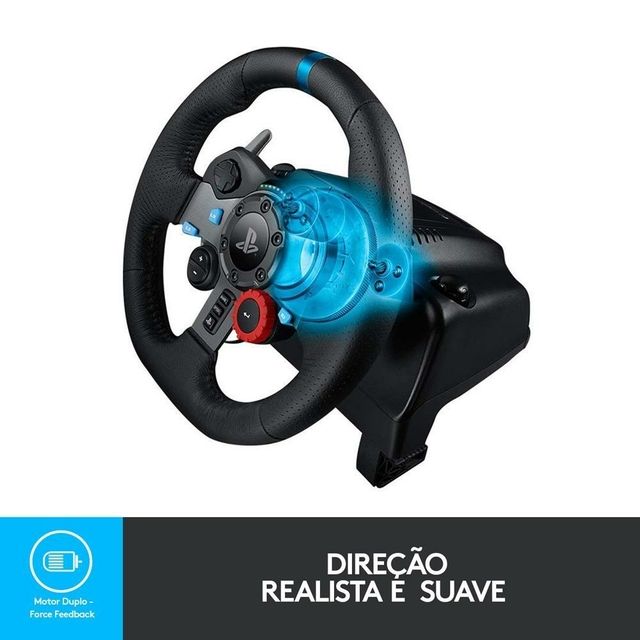 Volante Logitech G920, Pedais, Câmbio