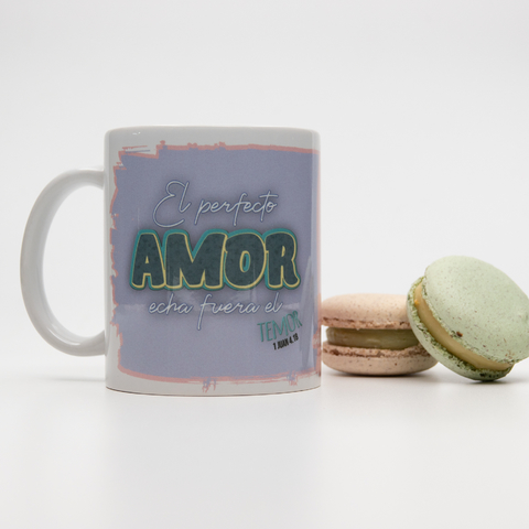 Taza de Cerámica Clásica en Caja - Amor Corazón