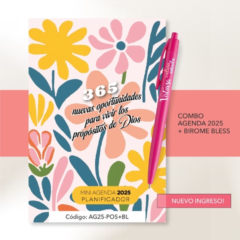 Mini Agenda Planificador + Birome Bless - Oportunidades