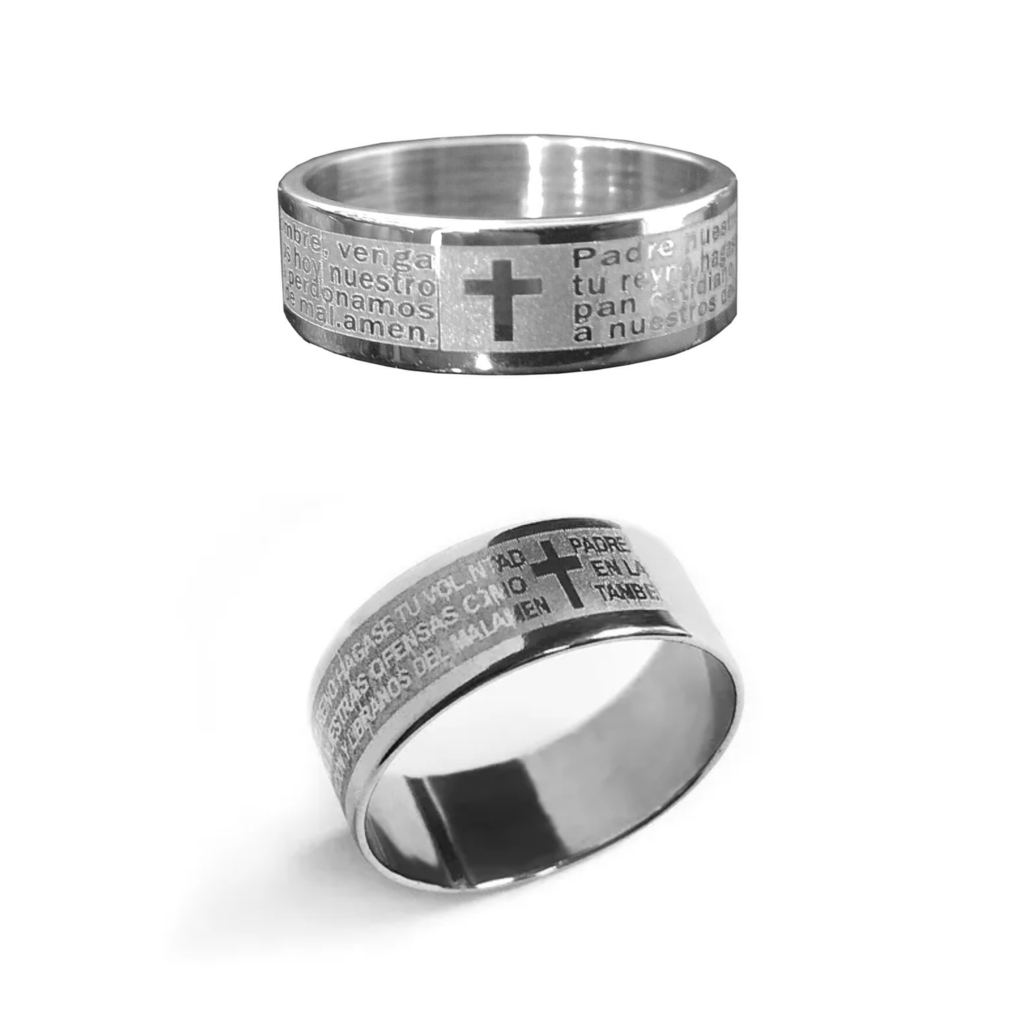 Anillos de acero quirurgico para hombres hotsell