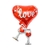Globo Love con Copas 27" - comprar en línea