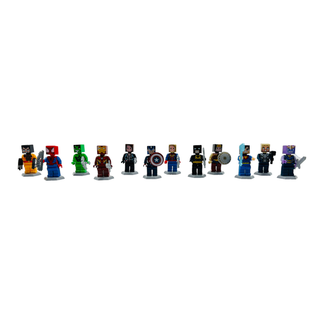 Muñecos armables tipo lego new arrivals