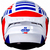 Capacete Axxis Draken Z96 Gloss White Red Blue