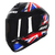 Capacete Axxis Draken UK Gloss Black Red Blue