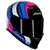 Capacete Axxis Eagle Tecno Gloss Black Pink Blue