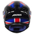 Capacete Axxis Draken UK Gloss Black Red Blue na internet