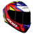 Imagem do Capacete Axxis Draken Tracer Matt Blue Red Yellow