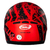 Capacete Peels Racing Spike MOB Vermelho Preto C/ Narigueira 56 - Giro Moto Parts - Capacetes, Acessórios e Muito Mais