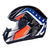 Capacete Peels Spike YouRacing Preto Azul C/ Narigueira - loja online