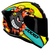 Capacete Axxis Draken Bomb Gloss Black Yellow na internet