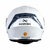 Capacete Norisk Escamoteável Motion Monocolor White - comprar online