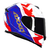 Capacete Axxis Eagle Diagon Gloss White Blue Red 58 na internet
