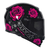 Capacete Axxis Eagle Flowers New Gloss Black Pink