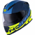 Capacete Norisk FF302 Manty Azul Amarelo Fluorescente Fosco