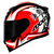 Capacete Axxis Eagle Japan Gloss Black Red White
