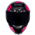 Capacete Axxis Eagle Flowers New Gloss Black Pink na internet