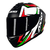 Capacete Axxis Draken Vector Matt Black White Green