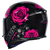 Capacete Axxis Eagle Flowers New Gloss Black Pink - comprar online