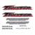 Jogo de Adesivos Honda CBX Twister 250 2003 Vermelho