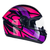 Capacete Peels Spike Maxi Preto Rosa C/ Narigueira na internet