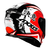 Capacete Axxis Eagle Japan Gloss Black Red White na internet