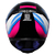 Capacete Axxis Eagle Tecno Gloss Black Pink Blue na internet