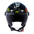 Capacete Norisk Orion Free Black Aberto - comprar online