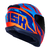 Capacete Norisk Razor Cutting Fluo Laranja / Azul