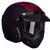 Capacete Bieffe B-45 Semi Revestido Preto Vermelho 60 - comprar online