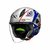 Capacete Norisk Aberto Neo Galaxy Prata / Azul - comprar online