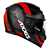 Capacete Axxis Eagle SV Smart Matt Black Grey Red - loja online