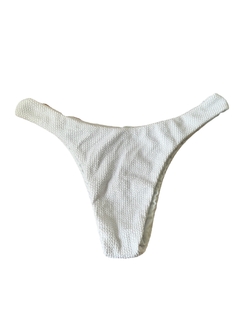 Calcinha Classic Branco Texturizado