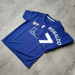 Camiseta Manchester United azul Cristiano Ronaldo retro en internet