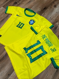 Camiseta Brasil nino titular Neymar Hooligans Bahia