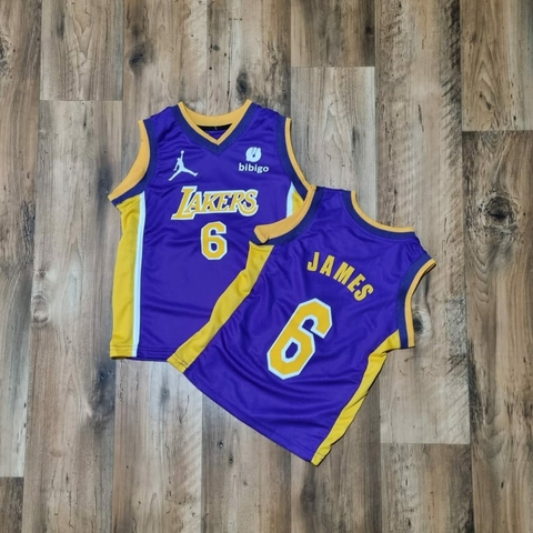 Musculosa Lakers nino violeta Hooligans Bahia