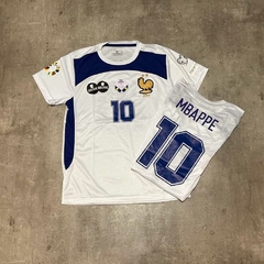 Camiseta Francia Mbappe blanca