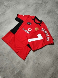 Camiseta Manchester United roja Cristiano Ronaldo Vodafone 2003 retro en internet