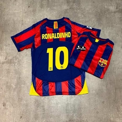 Camiseta Barcelona Ronaldinho retro