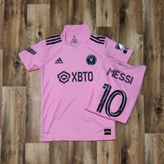 Camiseta Messi inter miami rosa niño